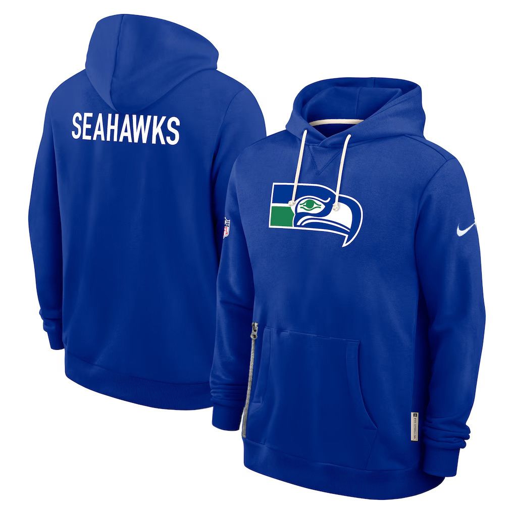 Men 2026 NFL Seattle Seahawks hoodie Blue 02->cincinnati bengals->NFL Jersey